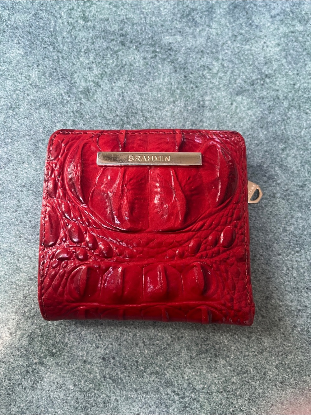 Brahmin Red Jane Bifold Wallet